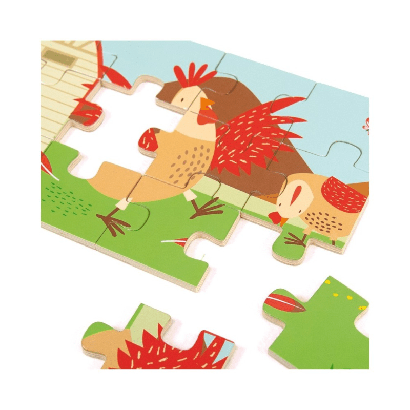 4 Puzzles - Diorama Farm - O Gato das Fraldas