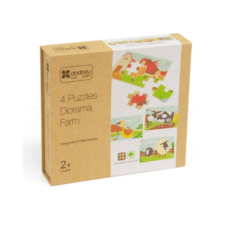 4 Puzzles - Diorama Farm - O Gato das Fraldas