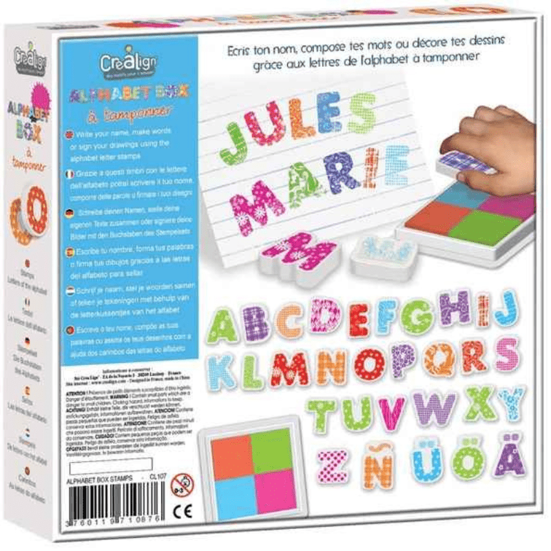 Alfabeto box - carimbos, Créa Lign' - O Gato das Fraldas