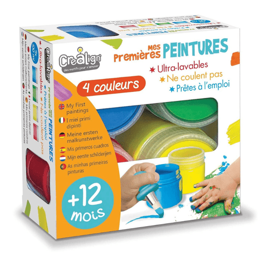 As minhas primeiras pinturas Créa Lign' - O Gato das Fraldas