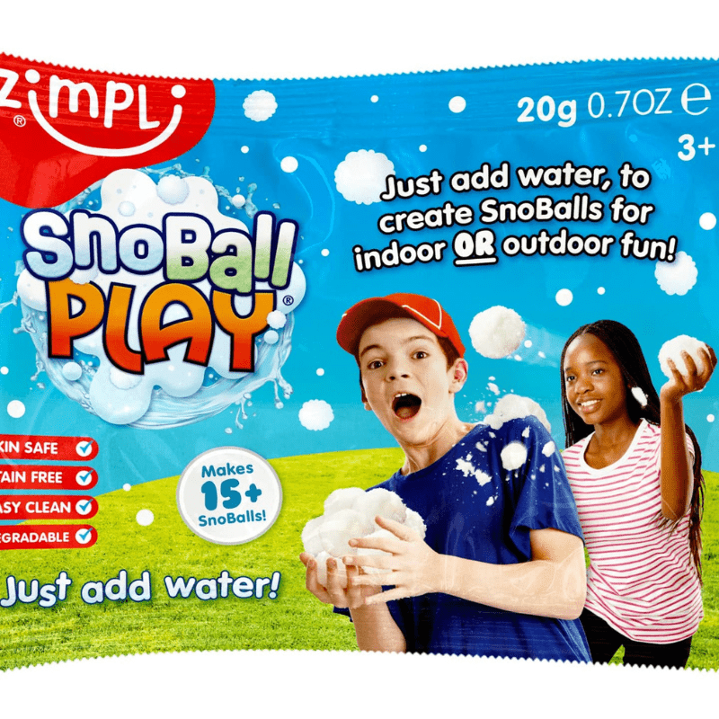 Atividade Sensorial SnoBall Play, 1 Saqueta de 20 gr. - Zimpli Kids - O Gato das Fraldas