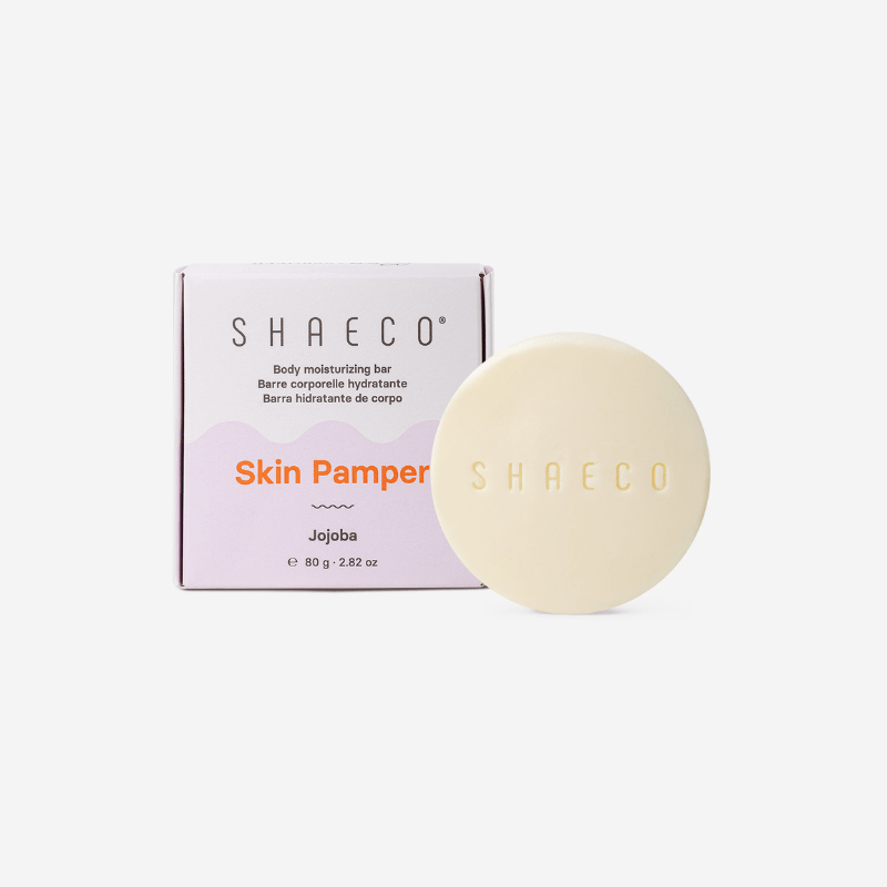 Barra Hidratante de Corpo Skin Pamper 80 g Shaeco - O Gato das Fraldas