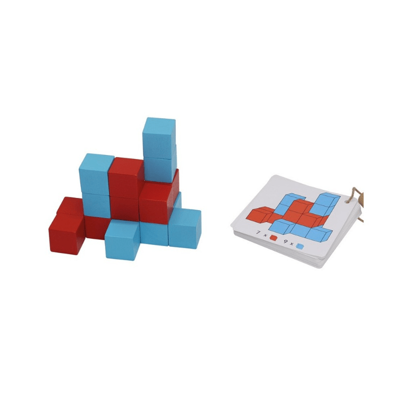 Blocos de madeira 3D - O Gato das Fraldas