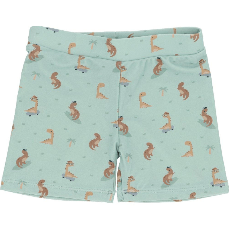 Calção de banho short Cool Dinos, com Proteção Solar, Monneka - O Gato das Fraldas