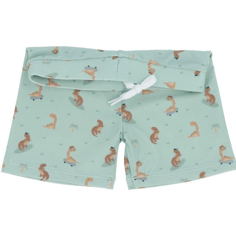 Calção de banho short Cool Dinos, com Proteção Solar, Monneka - O Gato das Fraldas