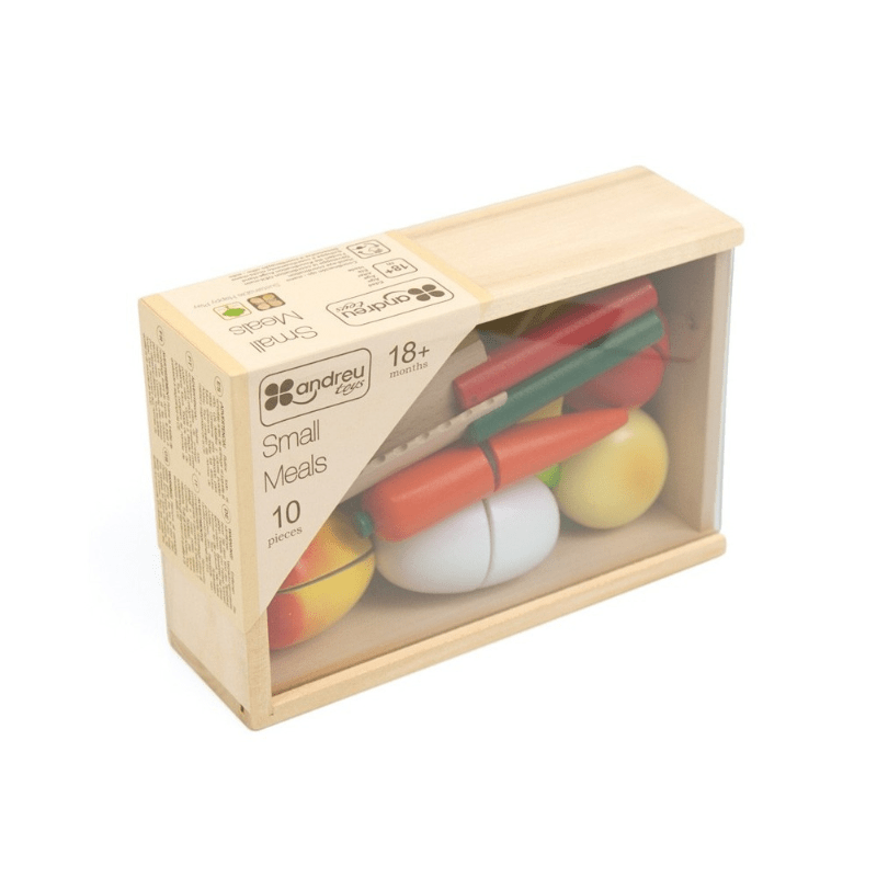 Comida de madeira para cortar, Andreu Toys - O Gato das Fraldas