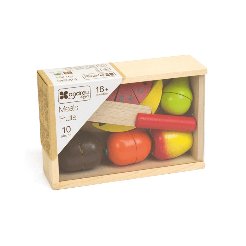 Comida de madeira para cortar, Andreu Toys - O Gato das Fraldas