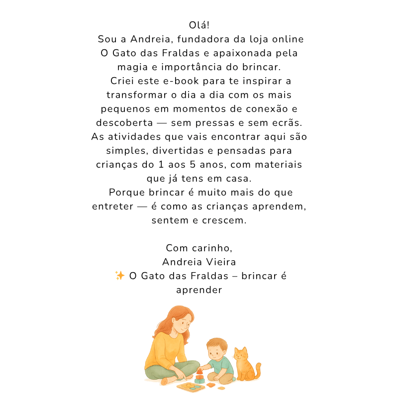 E - book 40 Atividades para Crianças – O Gato das Fraldas - O Gato das Fraldas