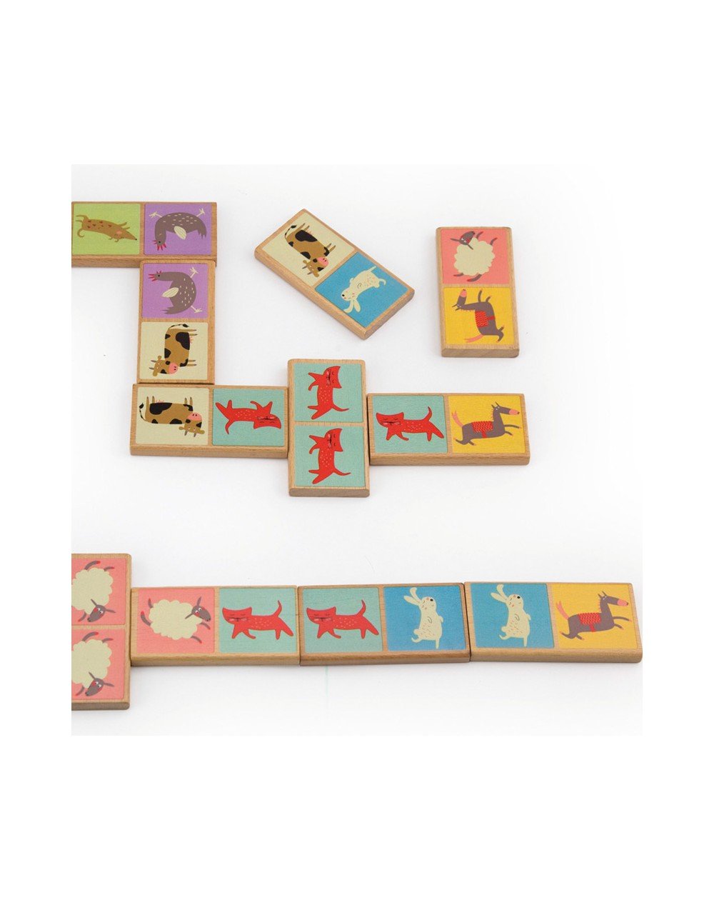 Eco Domino Animals Andreu Toys - O Gato das Fraldas