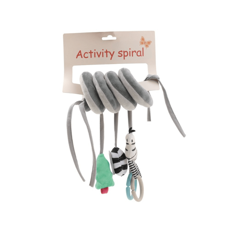 Espiral de atividades para bebé - O Gato das Fraldas