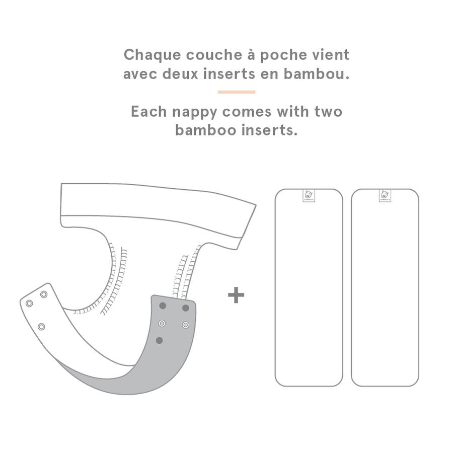 Fralda de Bolso La Petite Ourse LPO ECO - Recycled Plastic - Vários Padrões - O Gato das Fraldas