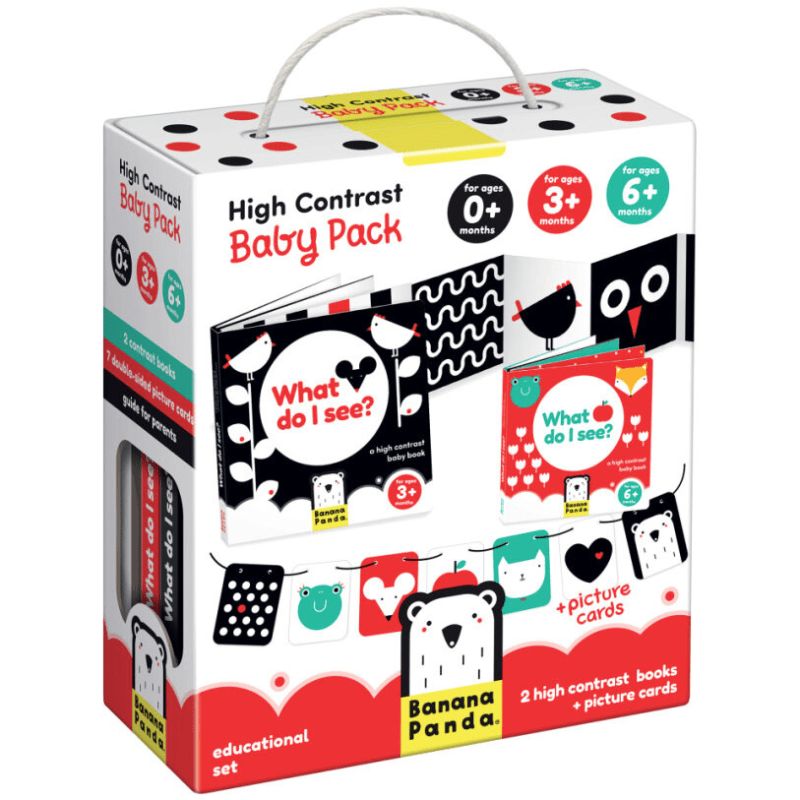 High Contrast Baby Pack 0+/3m+/6m+, Banana Panda - O Gato das Fraldas