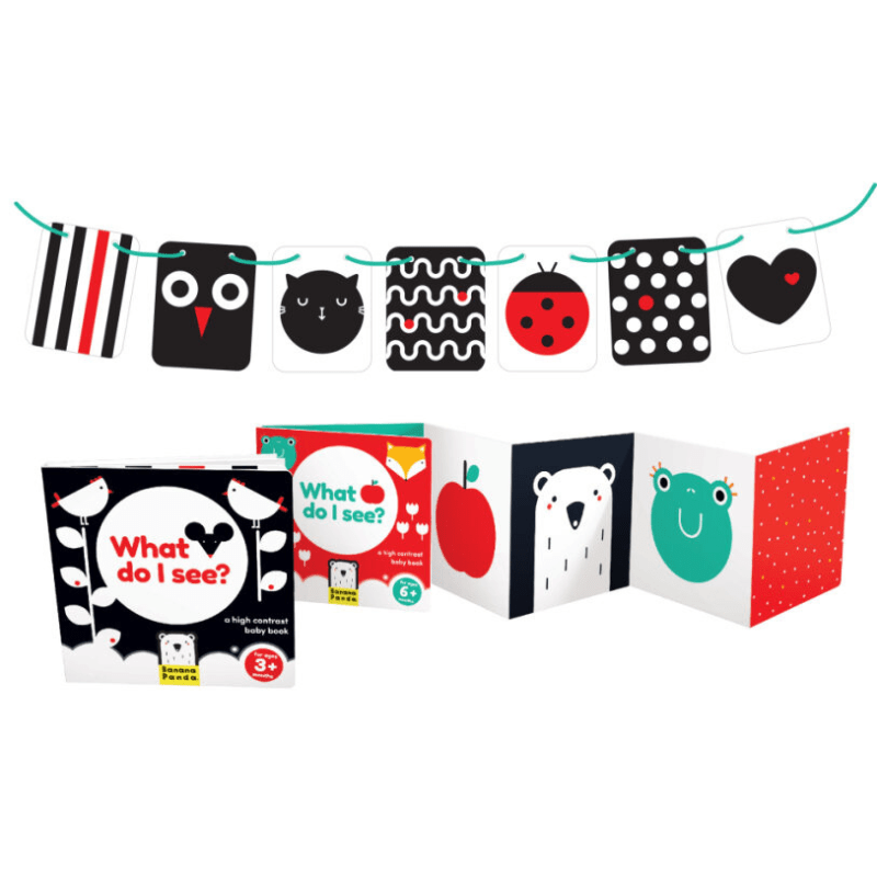 High Contrast Baby Pack 0+/3m+/6m+, Banana Panda - O Gato das Fraldas