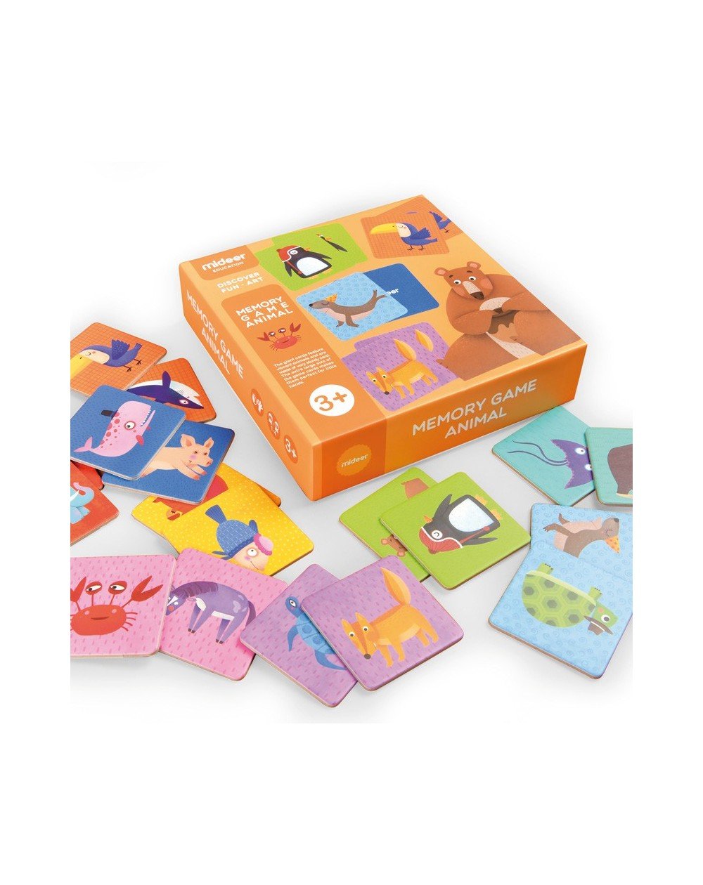 Jogo de memória Animal Mideer - O Gato das Fraldas