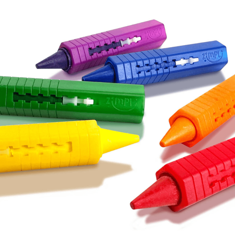 Lápis para Banho, Baff Crayons, 6 cores - Zimpli Kids - O Gato das Fraldas