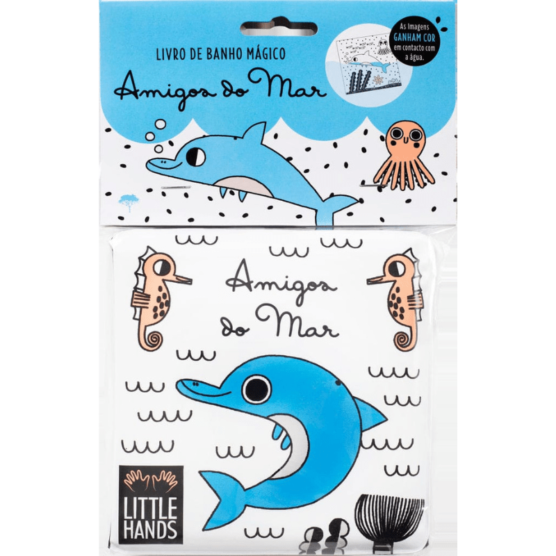 Livro de banho - Amigos do Mar - O Gato das Fraldas