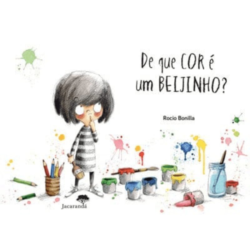 Livro - De que cor é um Beijinho ? - O Gato das Fraldas