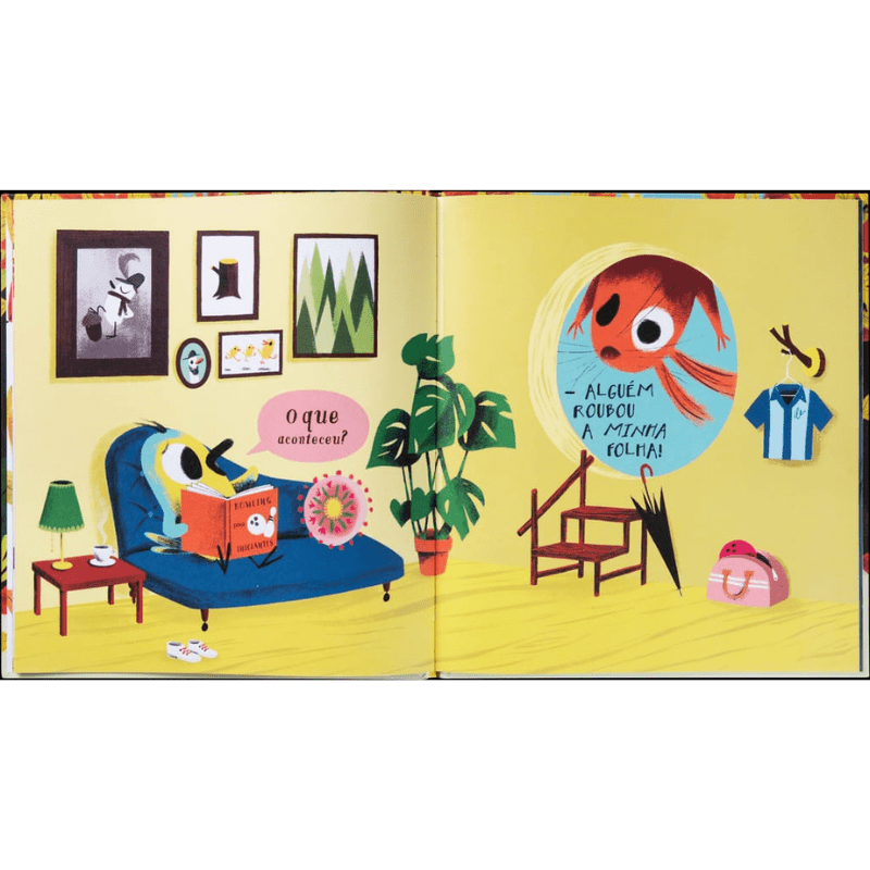 Livro - O Ladrão de Folhas - O Gato das Fraldas