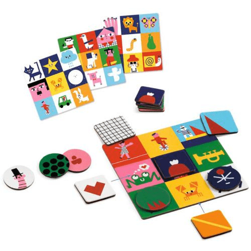 Loto Pico Pico - Jogo de Memória e Associação, DJECO - O Gato das Fraldas