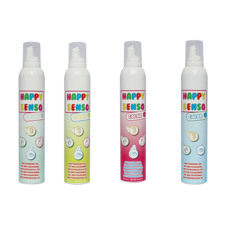 Pack de 4 Gel Multissensorial, artist (com cor) Happy Senso - O Gato das Fraldas