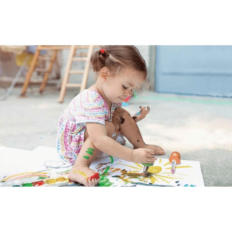 Pack Os meus primeiros pincéis, Créa Lign' + As minhas primeiras pinturas, Créa Lign' - O Gato das Fraldas