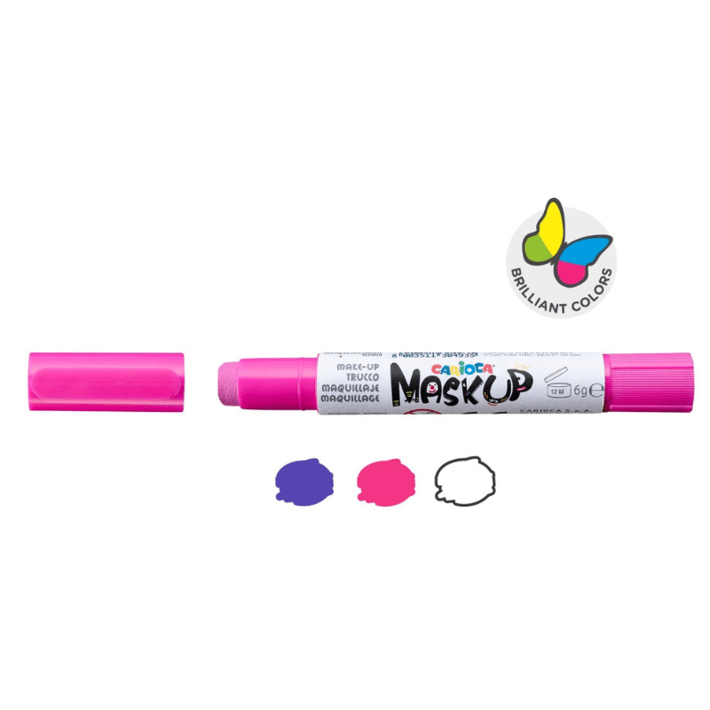 Pintura facial mask up 3 cores, Carioca - O Gato das Fraldas