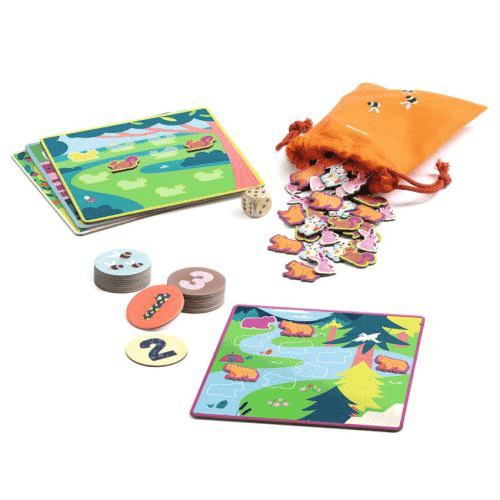 Primeiros Números - 4 Jogos para Descobrir os Números, DJECO - O Gato das Fraldas