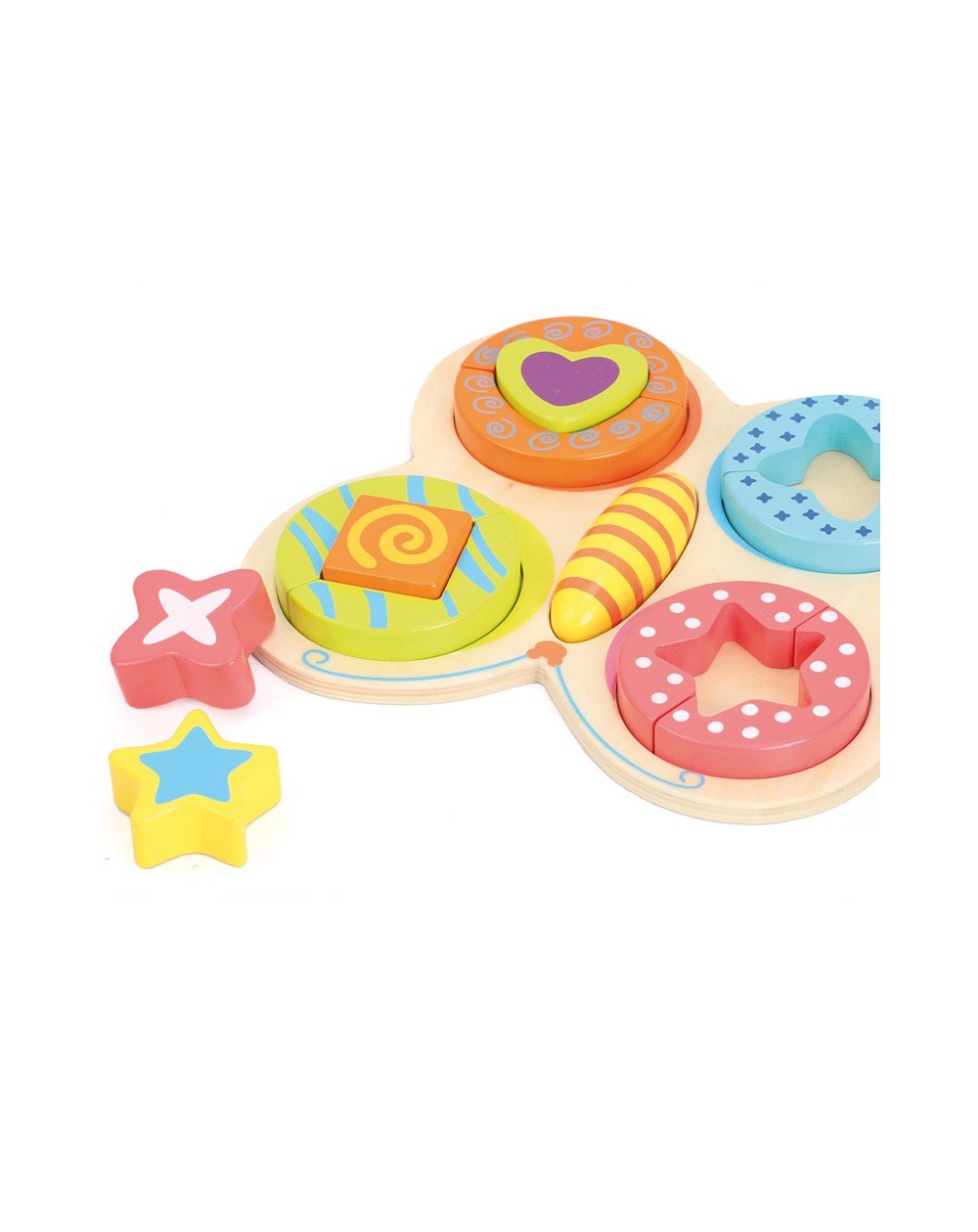 Puzzle - Borboleta Andreu Toys - O Gato das Fraldas