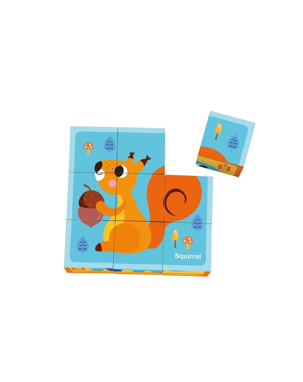 Puzzle de blocos Animais - O Gato das Fraldas