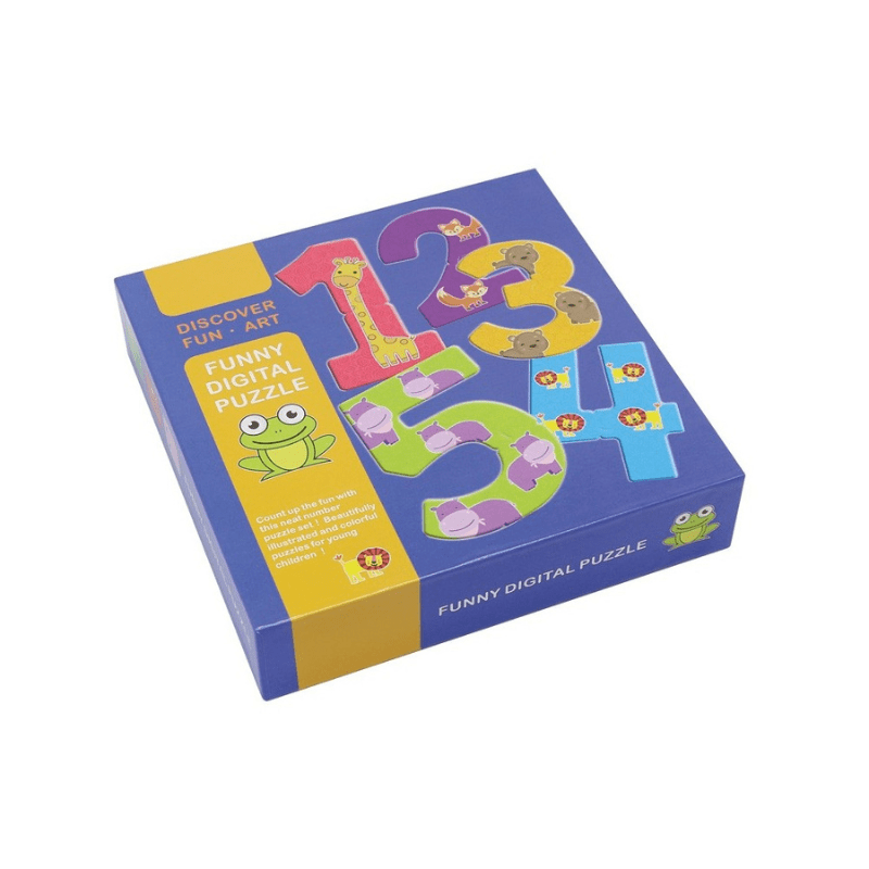 Puzzle Números - O Gato das Fraldas