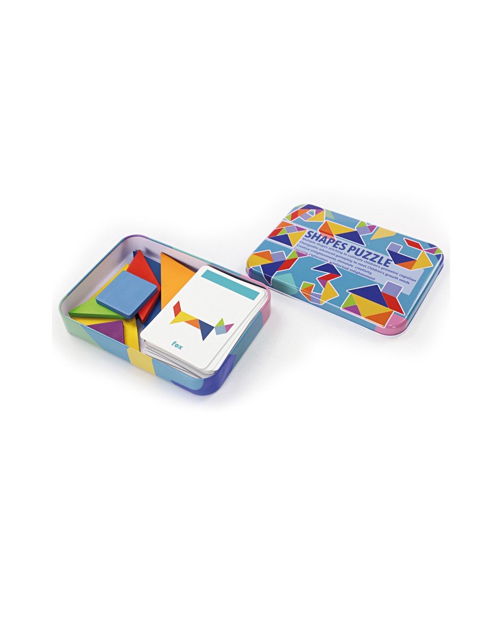 Puzzle Tangram formas - O Gato das Fraldas