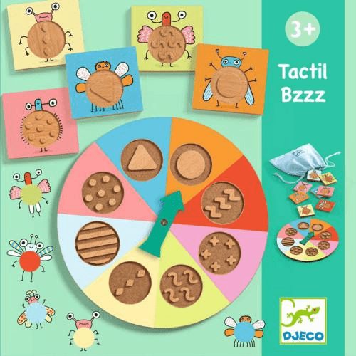 Tactil Bzzz - Jogo de Associação Tátil, DJECO - O Gato das Fraldas