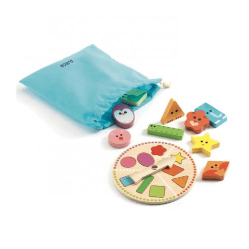 TactiloBasic - Jogo de Formas Geométricas, Djeco - O Gato das Fraldas