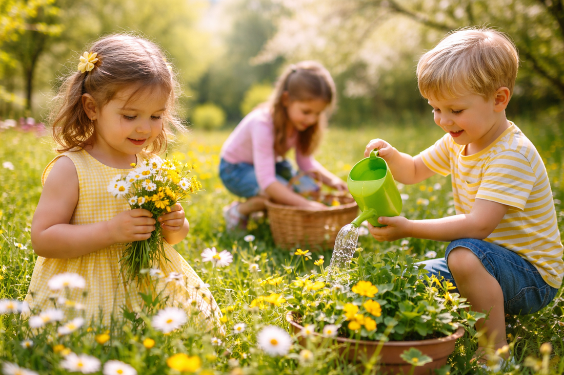 Atividades de Primavera para crianças: brincar, explorar e aprender na natureza - O Gato das Fraldas