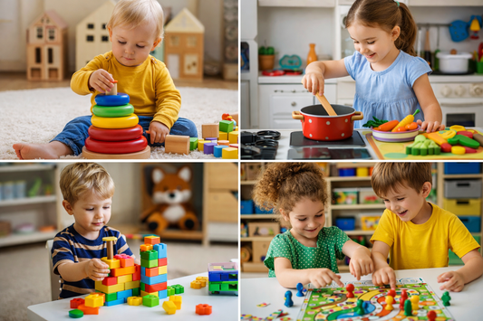 Como escolher brinquedos educativos para cada idade - O Gato das Fraldas