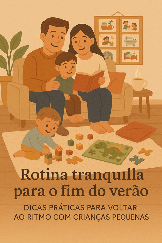 🌞 Rotina de fim de verão com crianças pequenas: como voltar a organizar os dias - O Gato das Fraldas