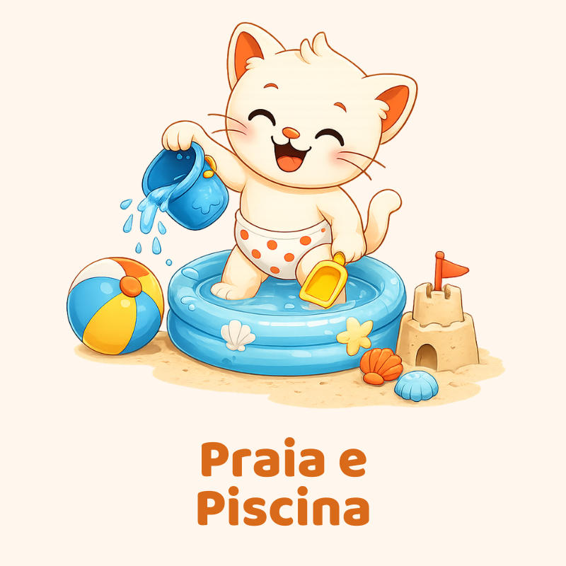 Praia e Piscina 1-2 anos