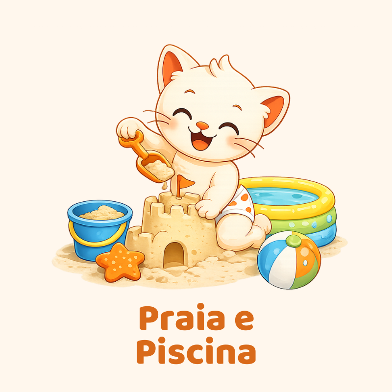 Praia e Piscina 2-3 anos