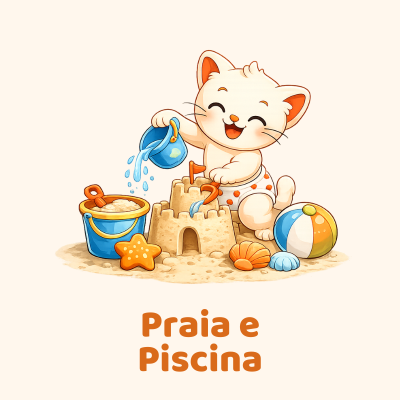 Praia e Piscina 4-5 anos