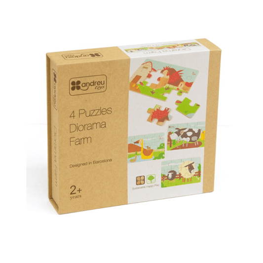4 Puzzles - Diorama Farm - O Gato das Fraldas
