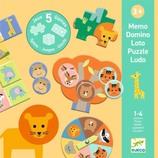 Animais Selvagens - 5 jogos, DJECO - O Gato das Fraldas