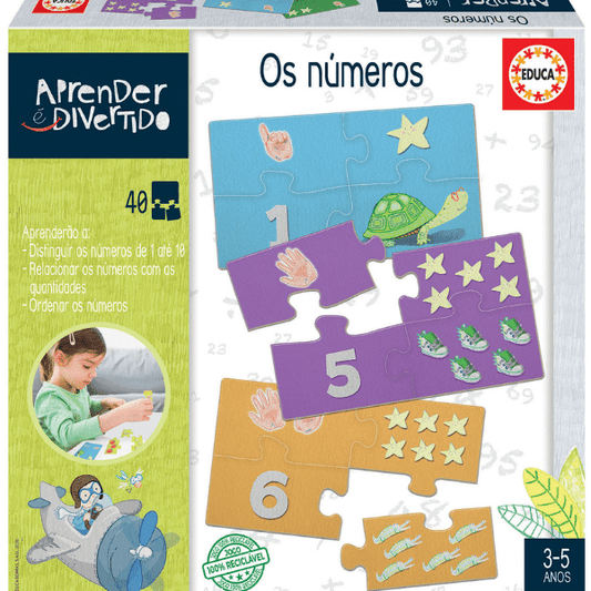 Aprender é Divertido - Os Números, Educa - O Gato das Fraldas