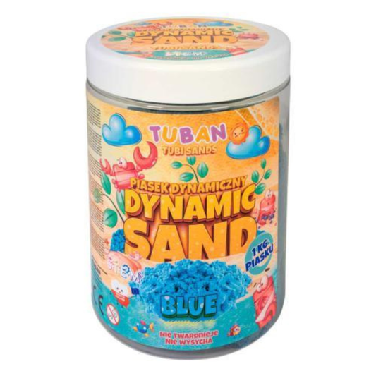 Areia Cinética Tuban Azul 1kg