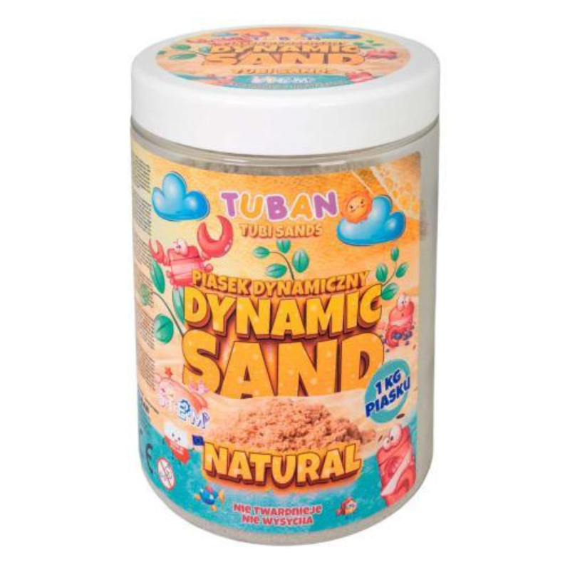 Areia Cinética Tuban Natural 1kg