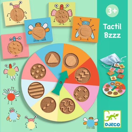 Jogo de Associação Tátil - Tactil Bzzz, DJECO