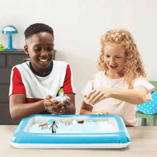 Atividade Sensorial Sno Adventures Artic com figuras - Zimpli Kids - O Gato das Fraldas
