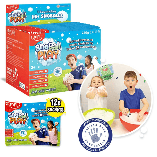 Atividade Sensorial SnoBall Play, 1 Saqueta de 20 gr. - Zimpli Kids - O Gato das Fraldas