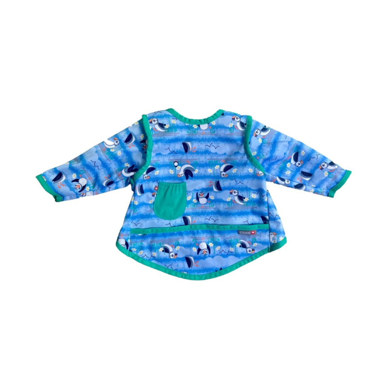 Babete XL com mangas, Close Pop-in