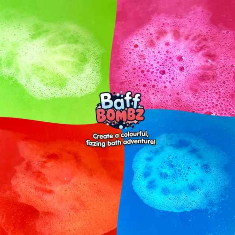 Bomba de banho sensorial baff bombz com cheiro da Zimpli Kids