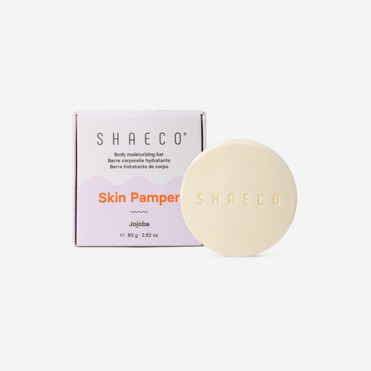 Barra Hidratante de Corpo Skin Pamper 80 g Shaeco - O Gato das Fraldas